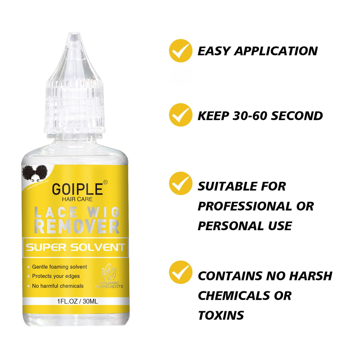 1.05 oz Goiple edge control wax for smooth edges