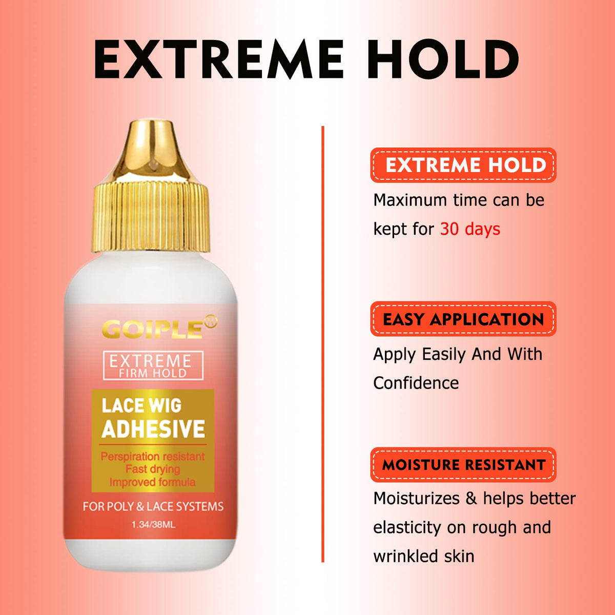 1 fl oz Goiple wig glue remover bottle