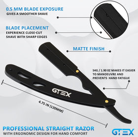 100 GTEX premium razor blades in packaging