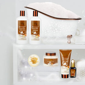 100g bath salt from LILY ROY Coconut Vanilla Spa Gift Set