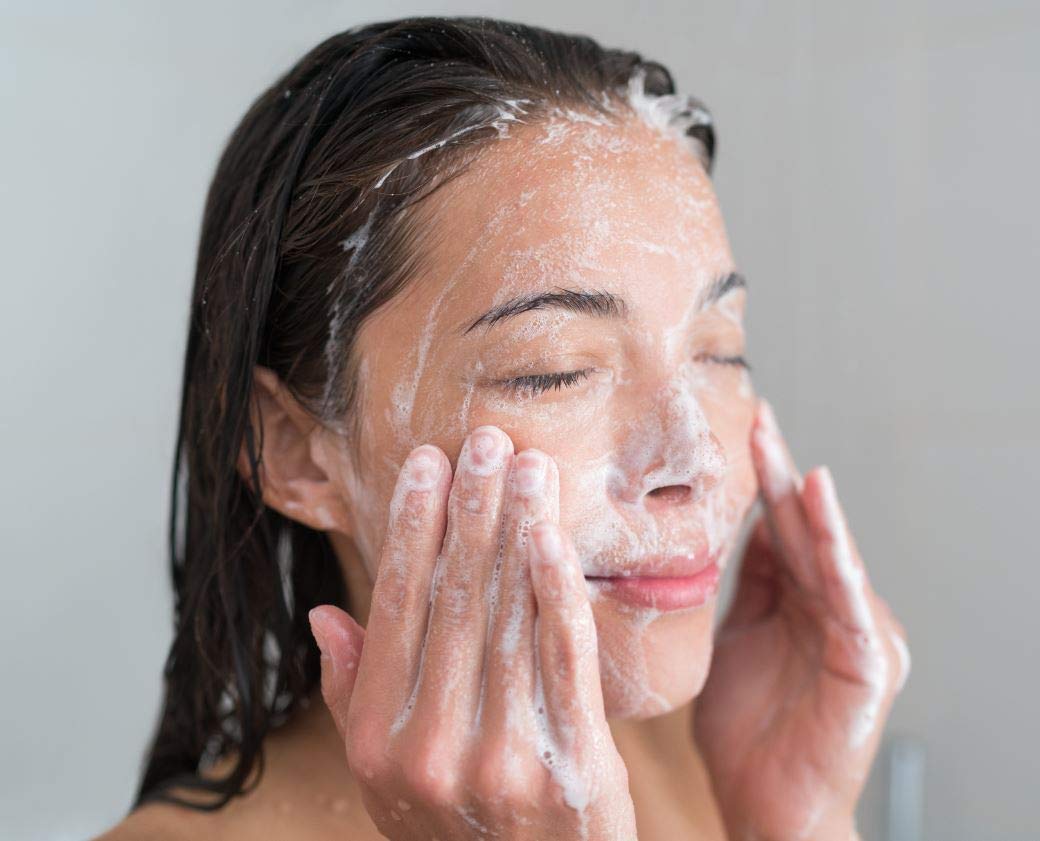 111MedCo Acne Bar lathered with water