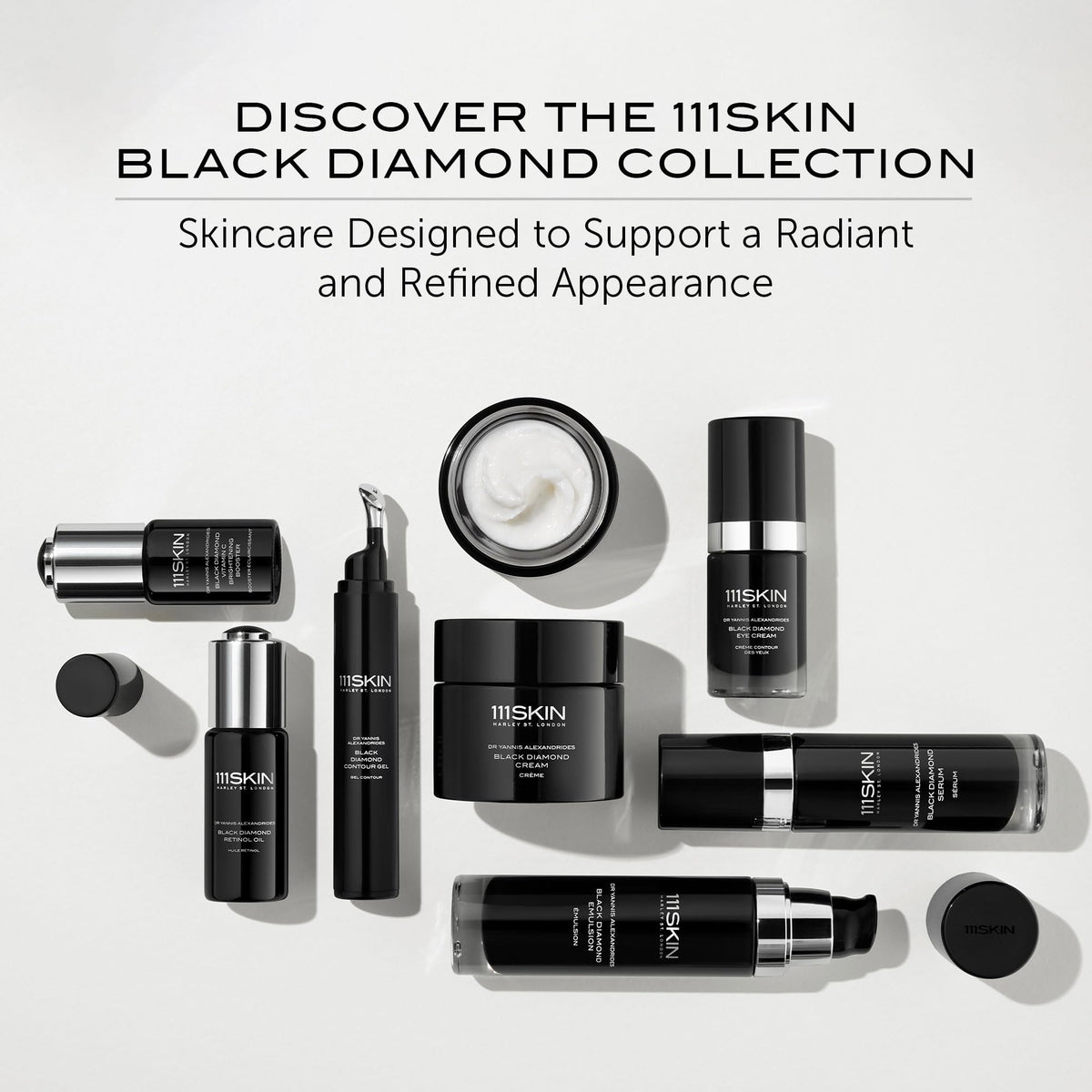 111SKIN Black Diamond Vitamin C Serum 70g side view