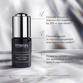 111SKIN Black Diamond Vitamin C Serum with other skincare products