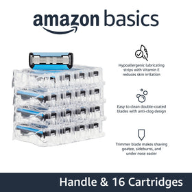 16 refill cartridges for Basics 5-Blade Razor