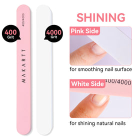 180/240 grit nail file from Makartt set