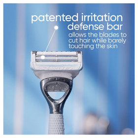 2-in-1 cleanser and shave gel tube front view