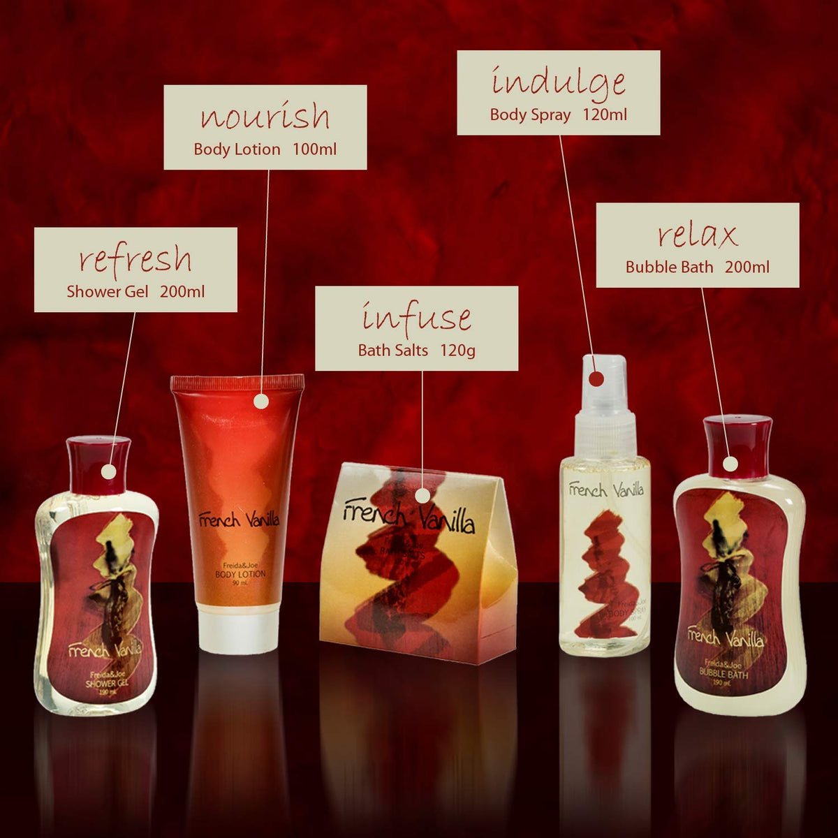 200ml Bubble Bath from Freida and Joe Bath and Body Gift Basket
