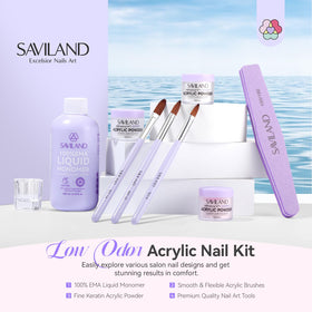 200ml monomer bottle included in SAVILAND Acrylic Nail Kit