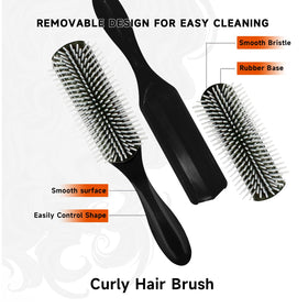 200ml spray bottle included in FlyLanyards hair brush set