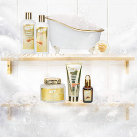 250g bath salt from LILY ROY Honey Almond Spa Set
