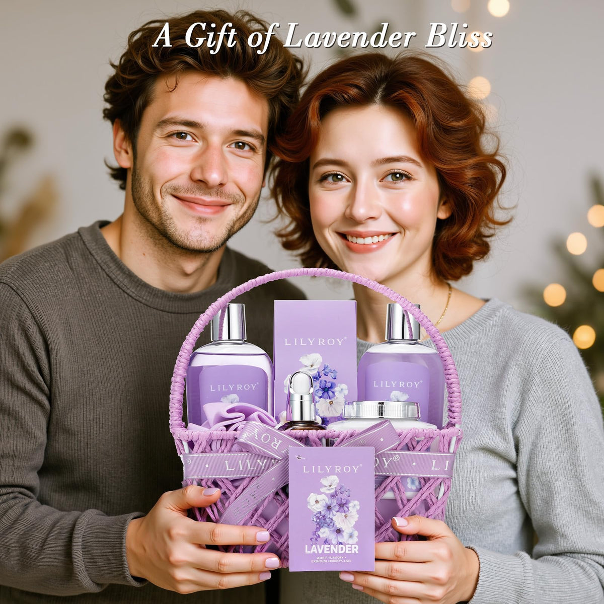 250ml shower gel from LILY ROY Lavender Spa Gift Set