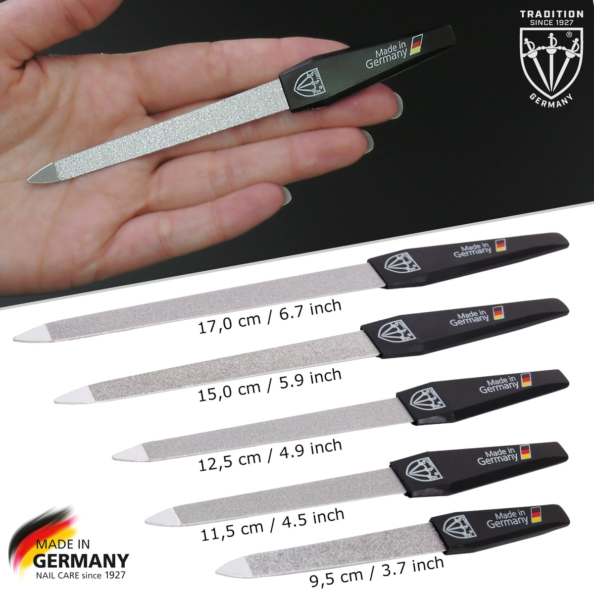 3 Swords Germany nail file set packaging