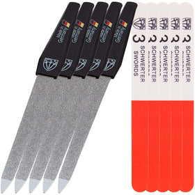 3 Swords Germany Sapphire Metal Nail File Set with 5 pieces