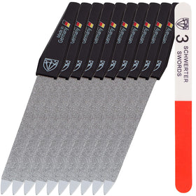 3 Swords Germany Sapphire Nail File Set 10 Pieces front view