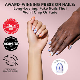 30-piece Glamnetic Press On Nails showing various designs