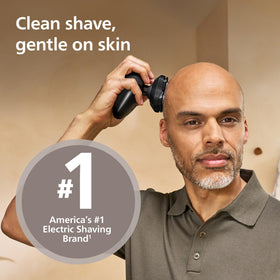 360° Flexing Head of Norelco Head Shaver