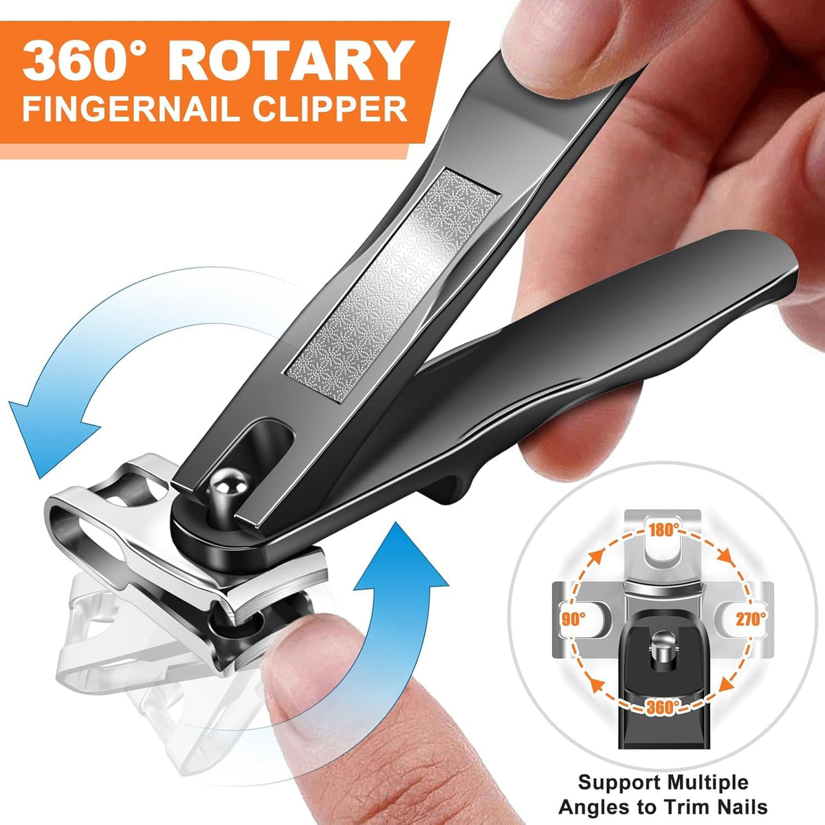 360° rotary nail clippers from DRMODE for easy trimming