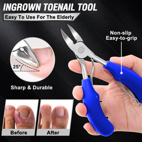 360° rotating toenail clipper from Aucurwen