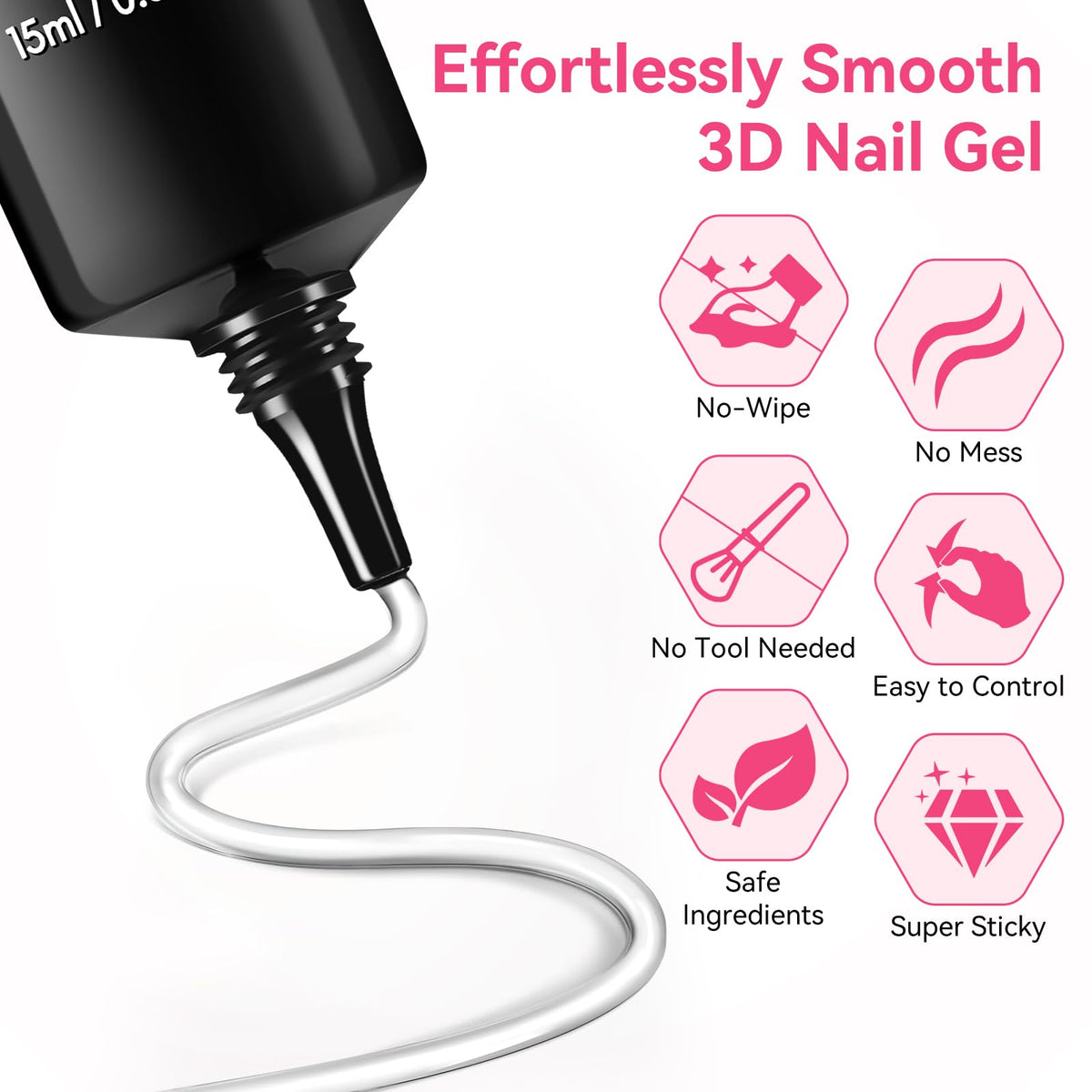 3D sculpting gel tube from Makartt Nail Art Kit