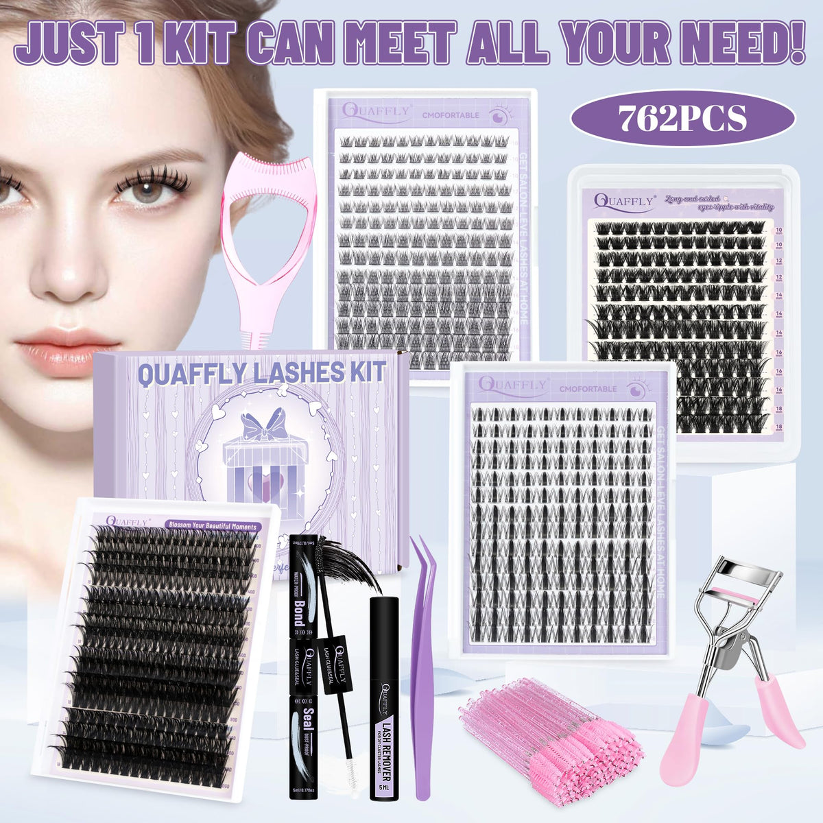 50 individually packaged brushes for hygienic use
