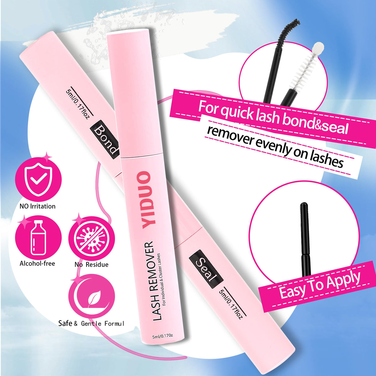 5ml Eyelash Makeup Remover from YIDUO kit