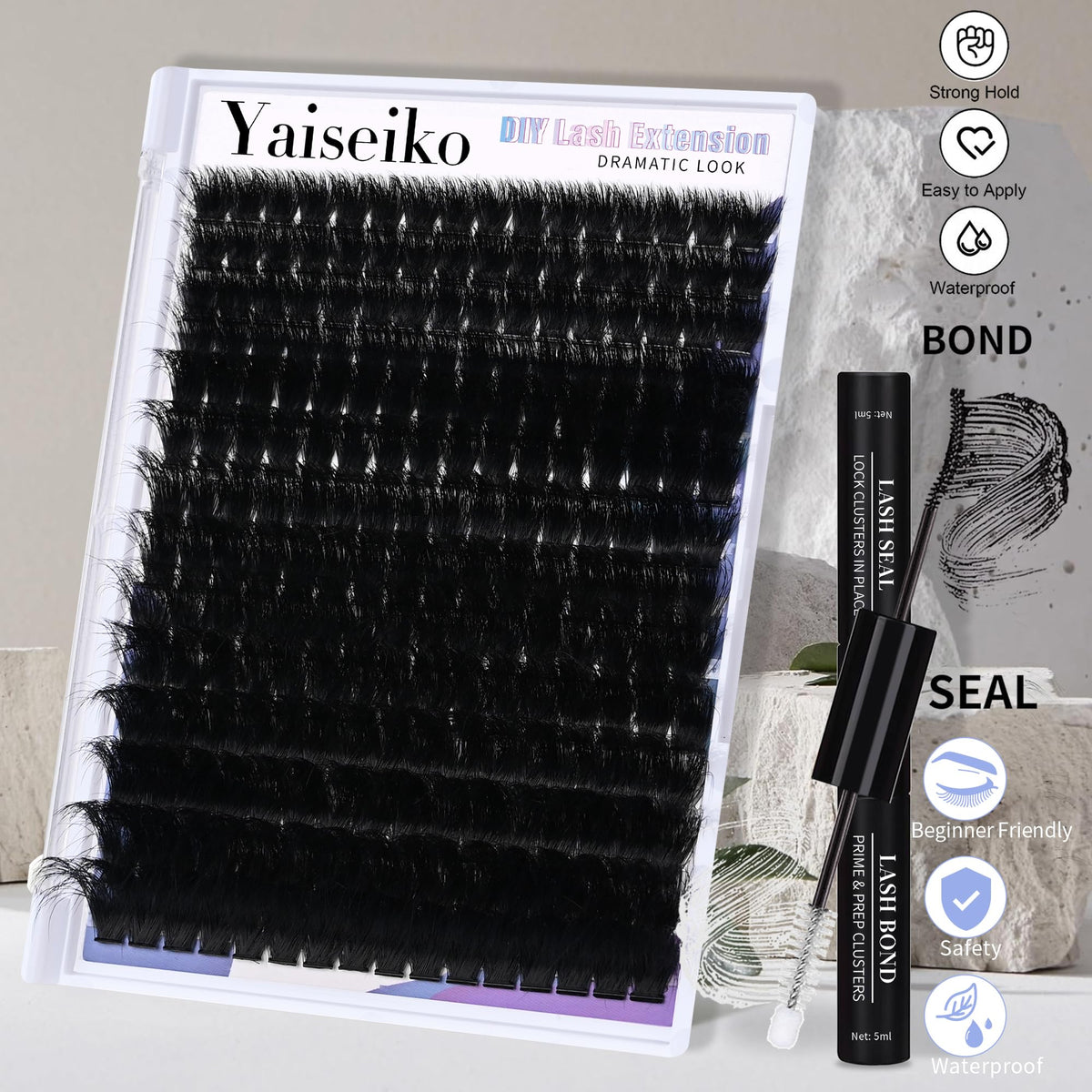 5ml remover bottle from Yaiseiko Mega Lash Clusters Kit