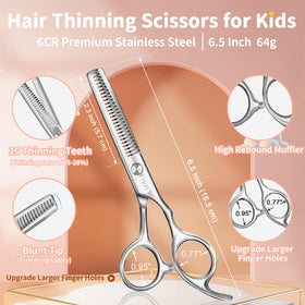 6.5 Inch Hair Thinning Scissors close-up