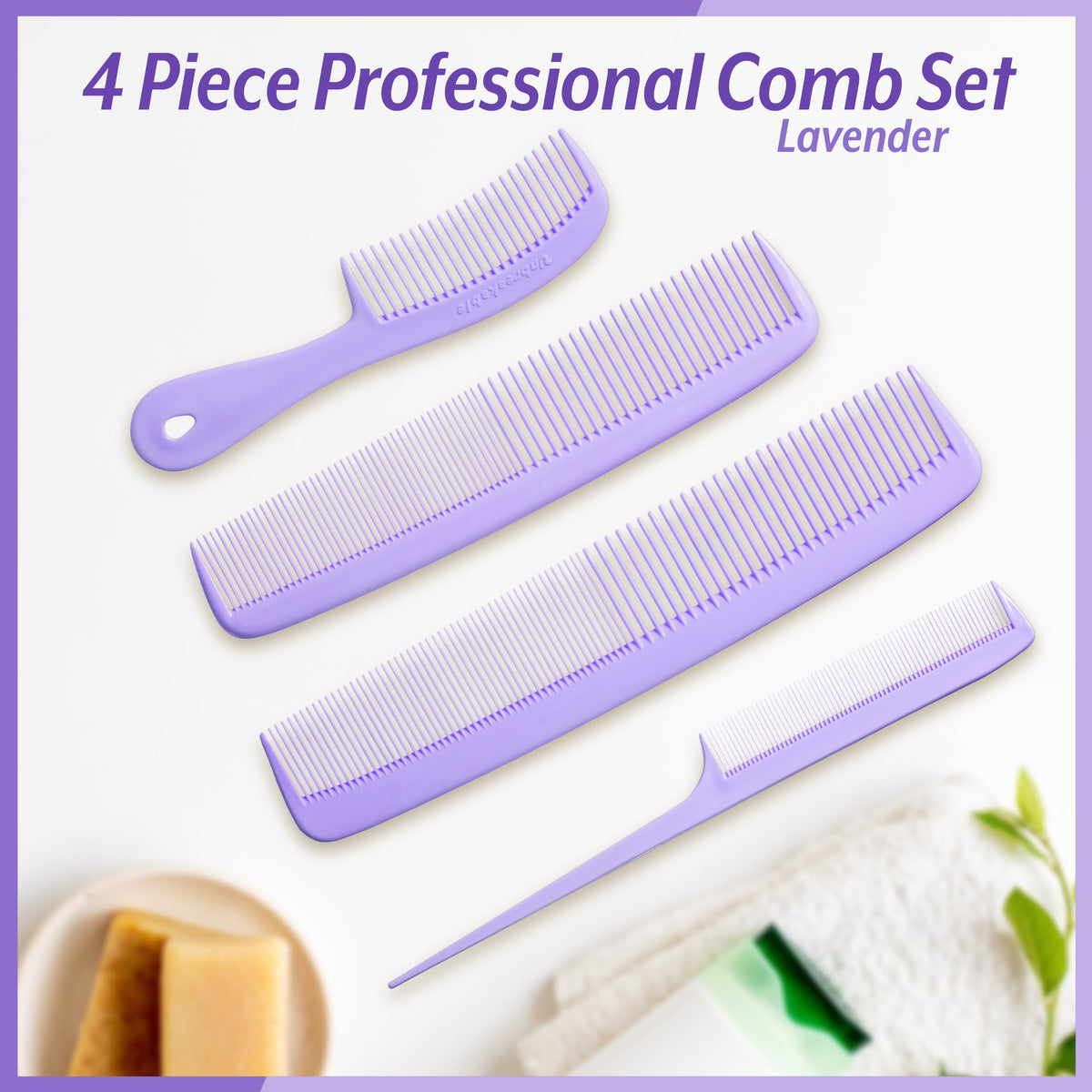 6-inch Handle Styling comb from MARS WELLNESS set