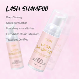 60ml lash shampoo bottle from EMEDA kit