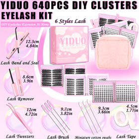 640 pieces of eyelash clusters in YIDUO kit
