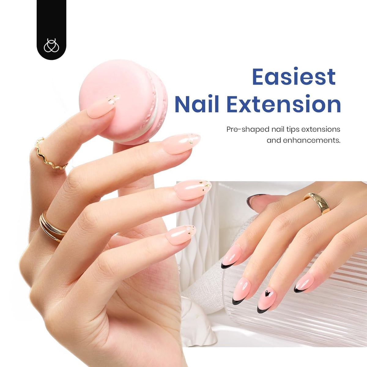 7.5ml nail glue gel included in the kit