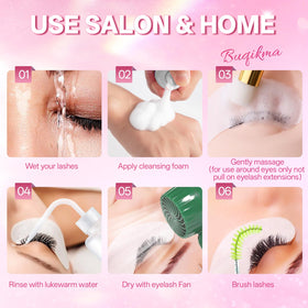 50 green mascara brushes for lash care