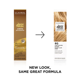Clairol Professional hair color packaging side view
