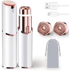 7d24hcare Facial Hair Remover front view with USB charging port