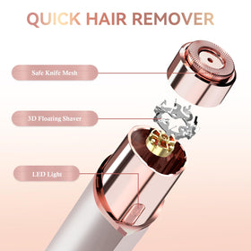 7D24HCARE Facial Hair Remover in a travel bag