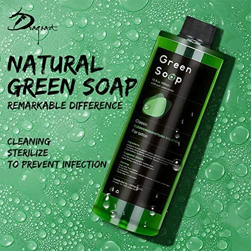 8oz squeeze bottle for Dragon Art Green Soap