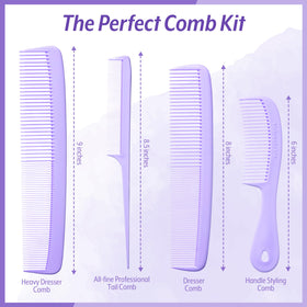 9-inch Heavy Dresser Comb from MARS WELLNESS set