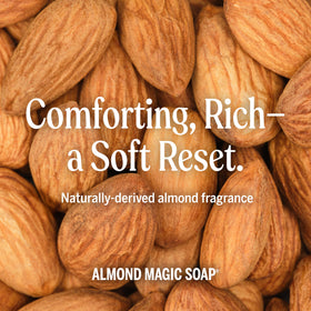 Dr. Bronner's Pure-Castile Liquid Soap Refill Almond 32oz packaging details