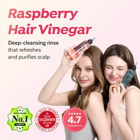 A'PIEU Raspberry Hair Mist 3.55 Fl oz side view
