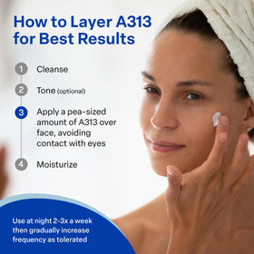 A313 Night Cream 59g with ingredients list