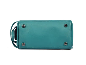AARON LEATHER GOODS Vintage Dopp Kit with grooming essentials inside