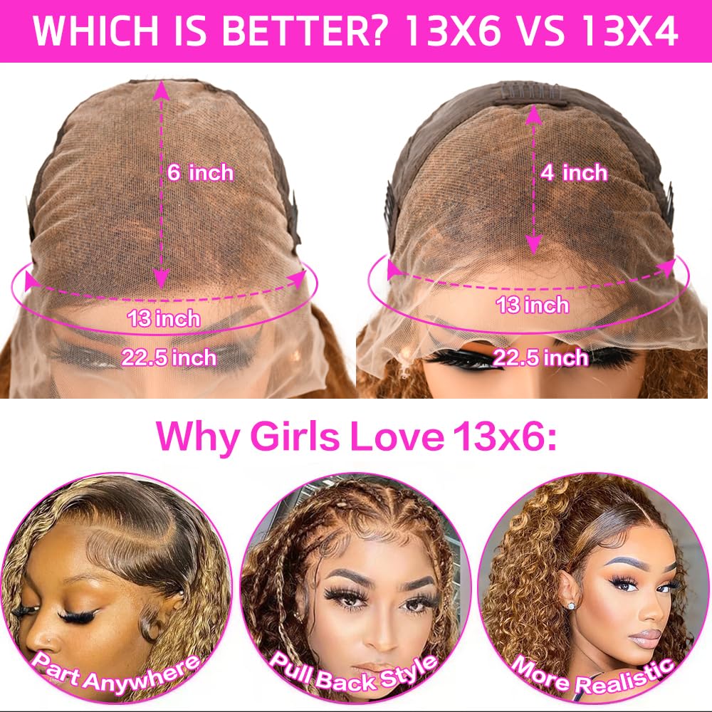 abbildung 26-inch Highlight Ombre Lace Front Wig styling options