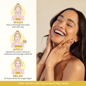 ABERA Kasumi Glowing Cream side view with cap