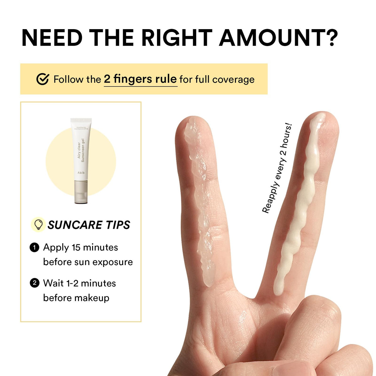 Abib Airy Clear Sunscreen Gel SPF 30 lifestyle scene