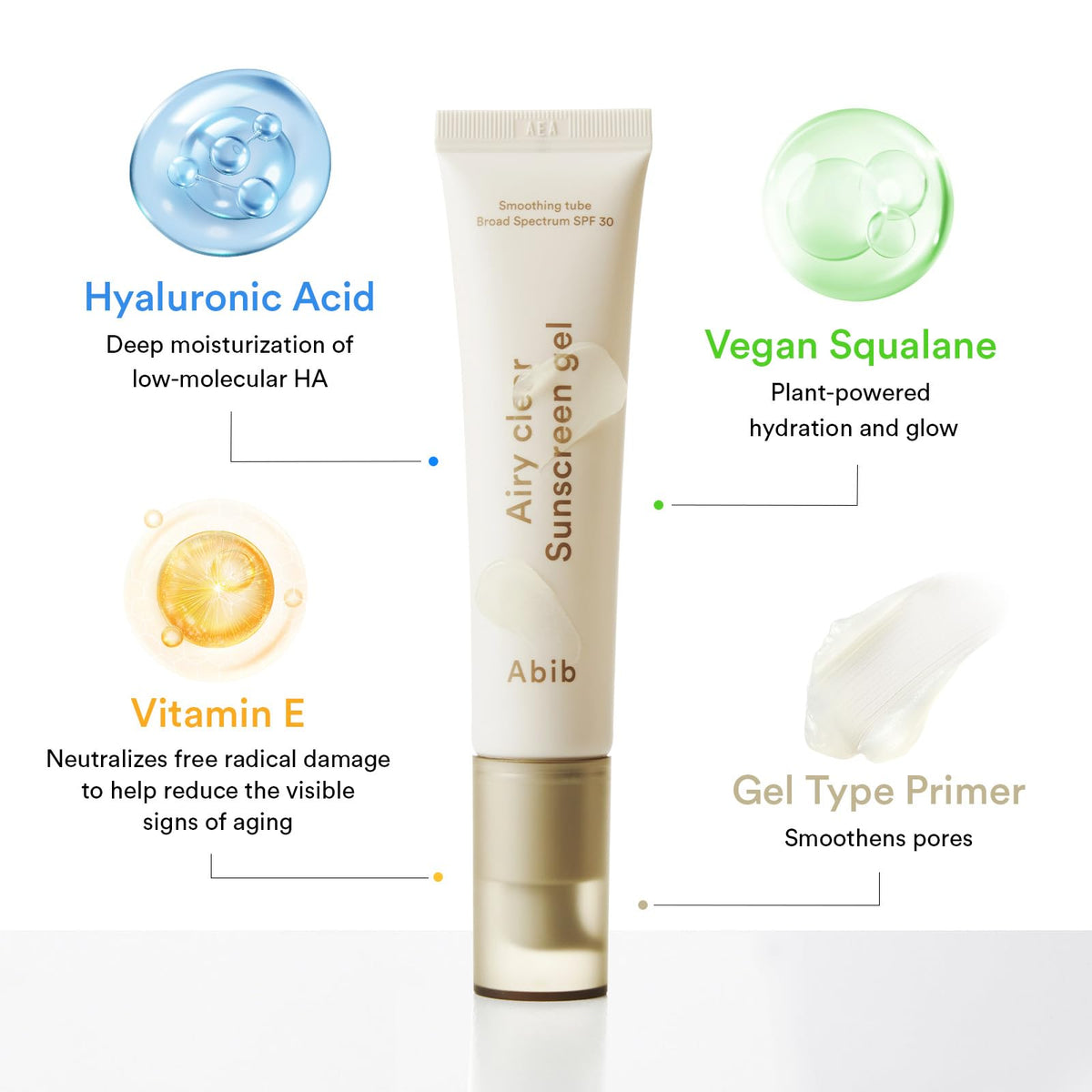 Abib Airy Clear Sunscreen Gel SPF 30 packaging
