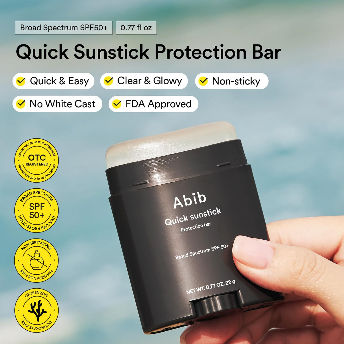 Abib Airy & Quick Sunstick DUO SPF50+ back view