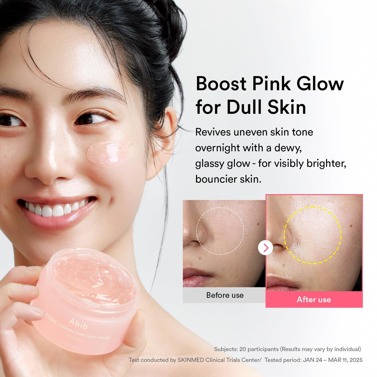 Abib PDRN Collagen Overnight Face Mask packaging