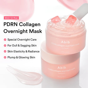 Abib PDRN Collagen Overnight Face Mask texture close-up