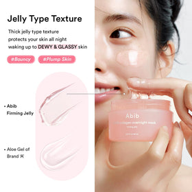 Abib PDRN Collagen Overnight Face Mask with a brush