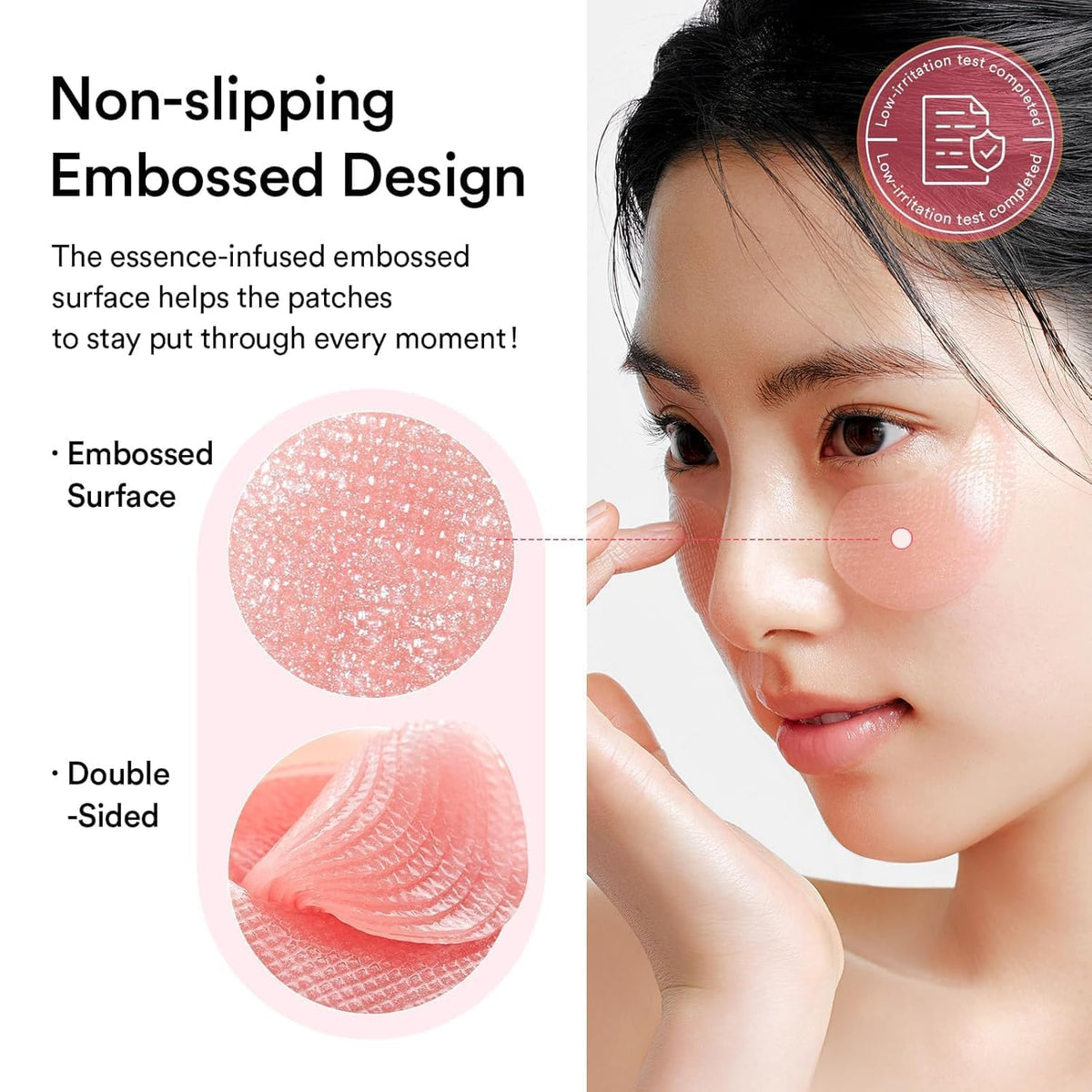 Abib PDRN Retinal Eye Patches with a refreshing background